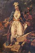 Eugene Delacroix Greece Expiring on the Ruins of Missolonghi Spain oil painting artist